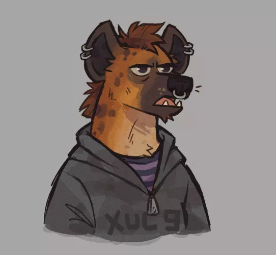 I like to draw hyenas :)