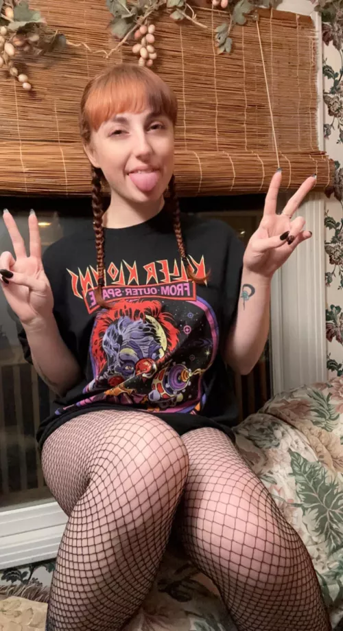 I love putting my hair in braided pigtails. :)