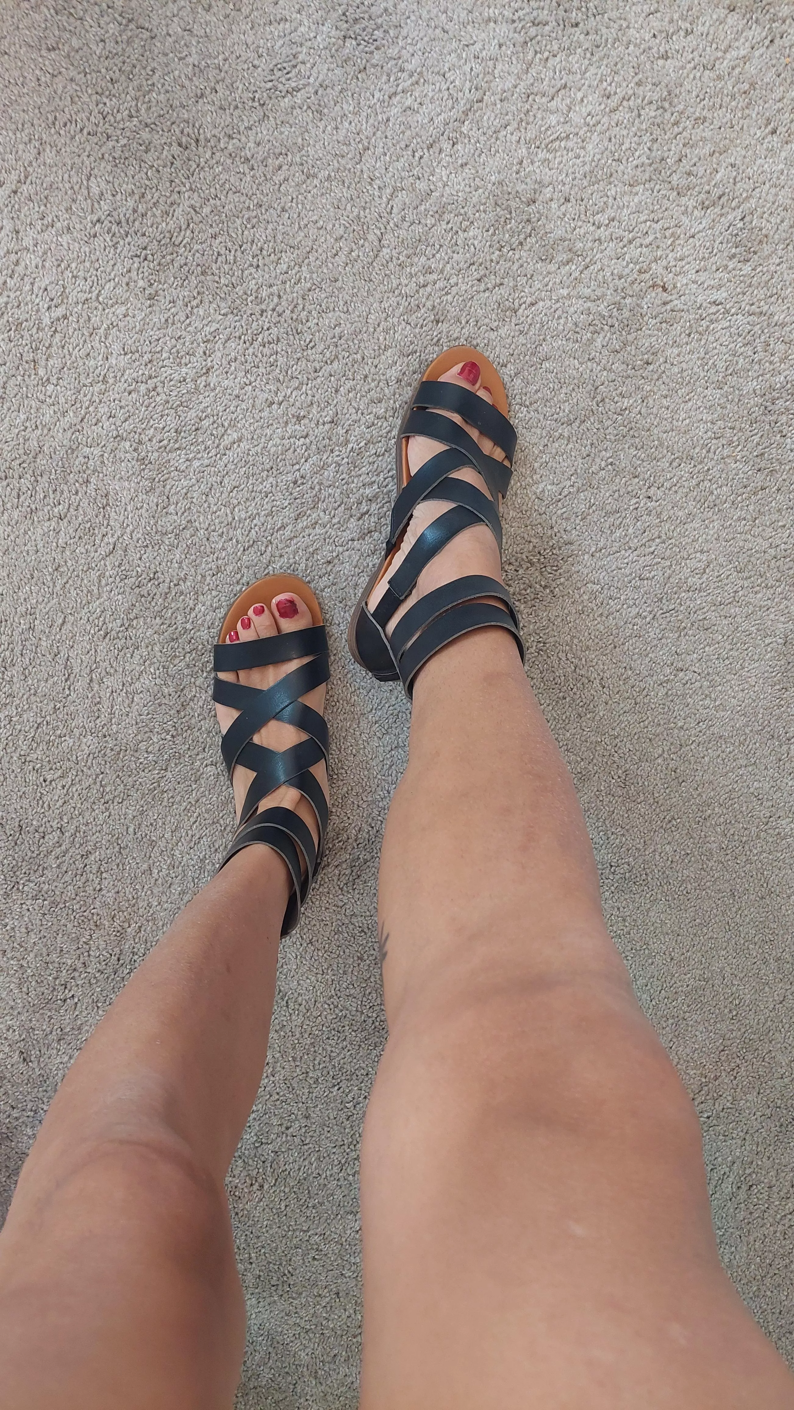 I need some strappy sandals