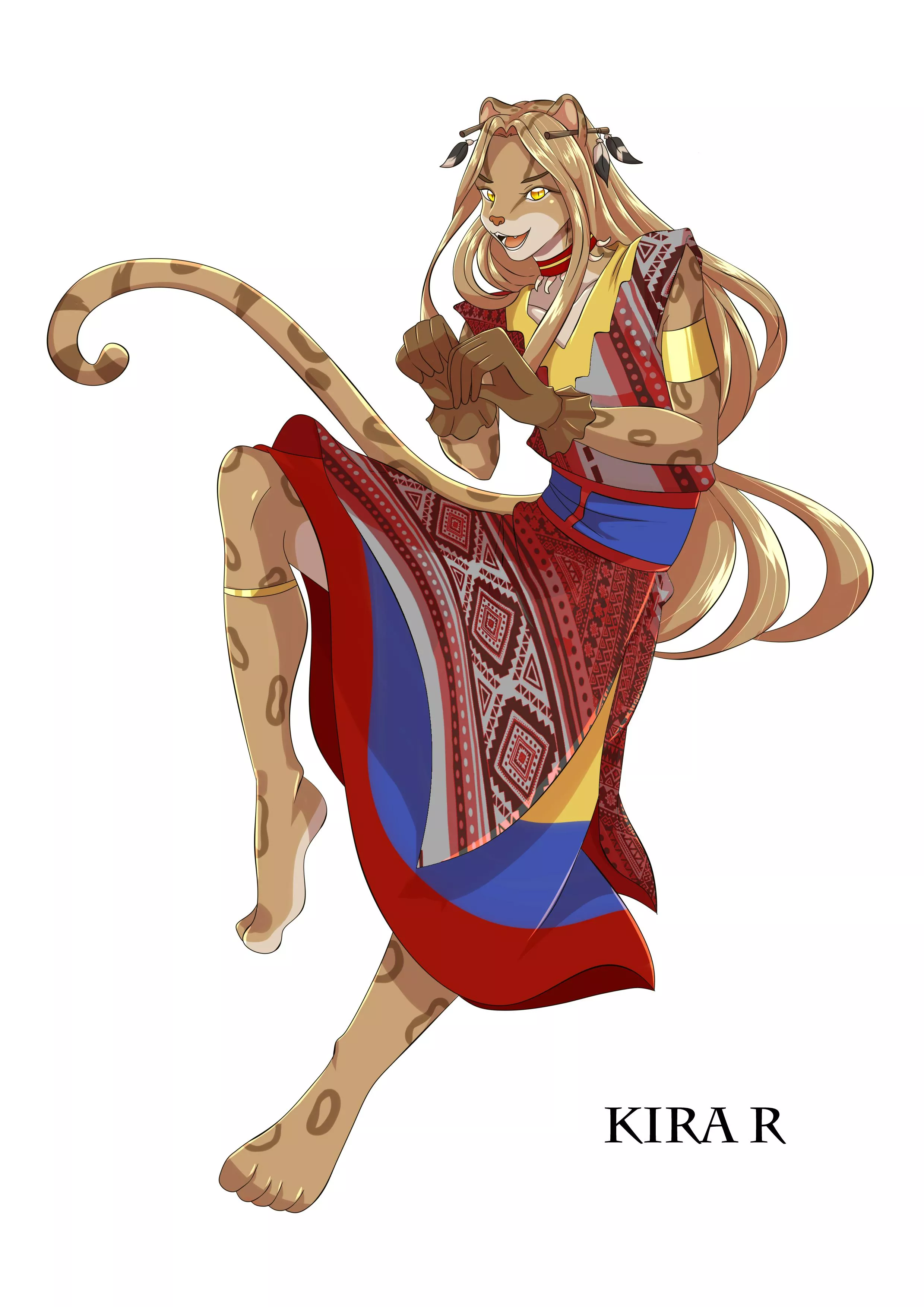 Illustration I made of one of the characters of my comic ^^ (oc and art by me)