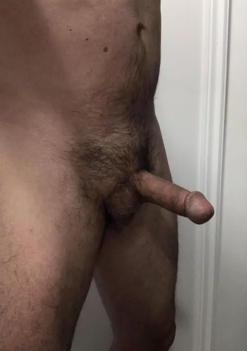 I’m definitely a member of the male Pube club. But something about that smooth look makes me wanna take it all off.