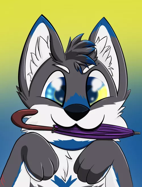 Is he cute ? Art by @dantemutt on Twitter