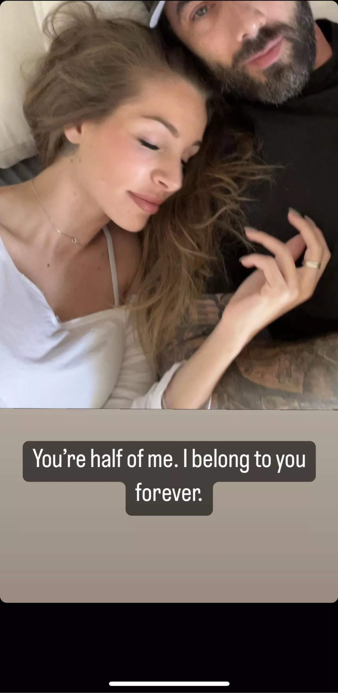 Is this same ex she was pissed off about few months back??