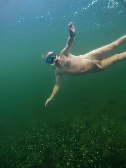 It won't be long before the water will be too cold for this