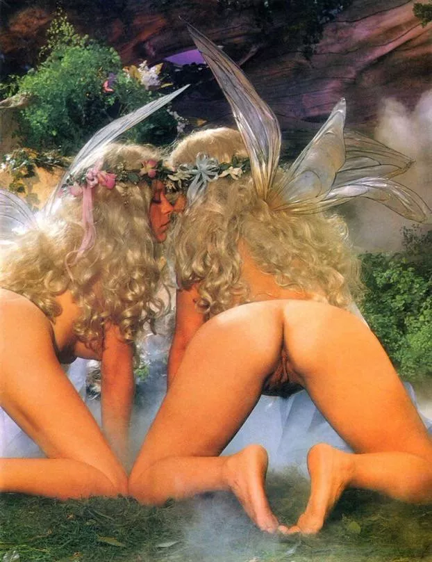 Lesbian fairy action from the 70s