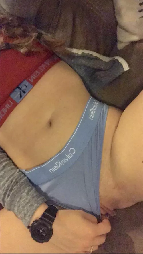 Let’s keep my panties on while my married pussy grips your cock. 💋[F]