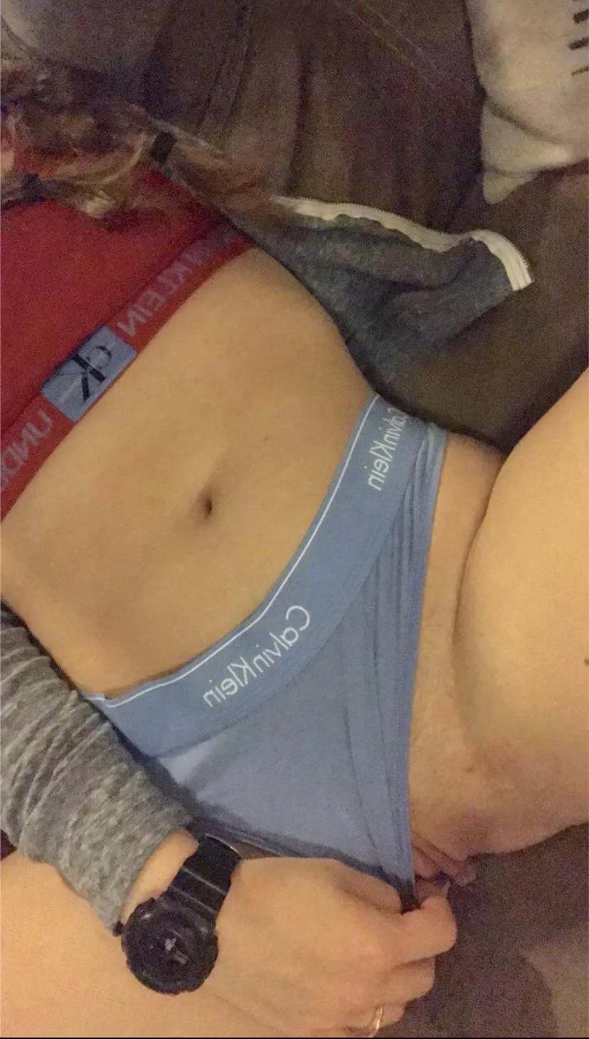 Let’s keep my panties on while my married pussy grips your cock. 💋[F]