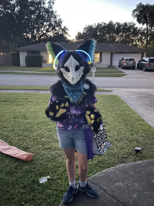 Me going out for Halloween :)