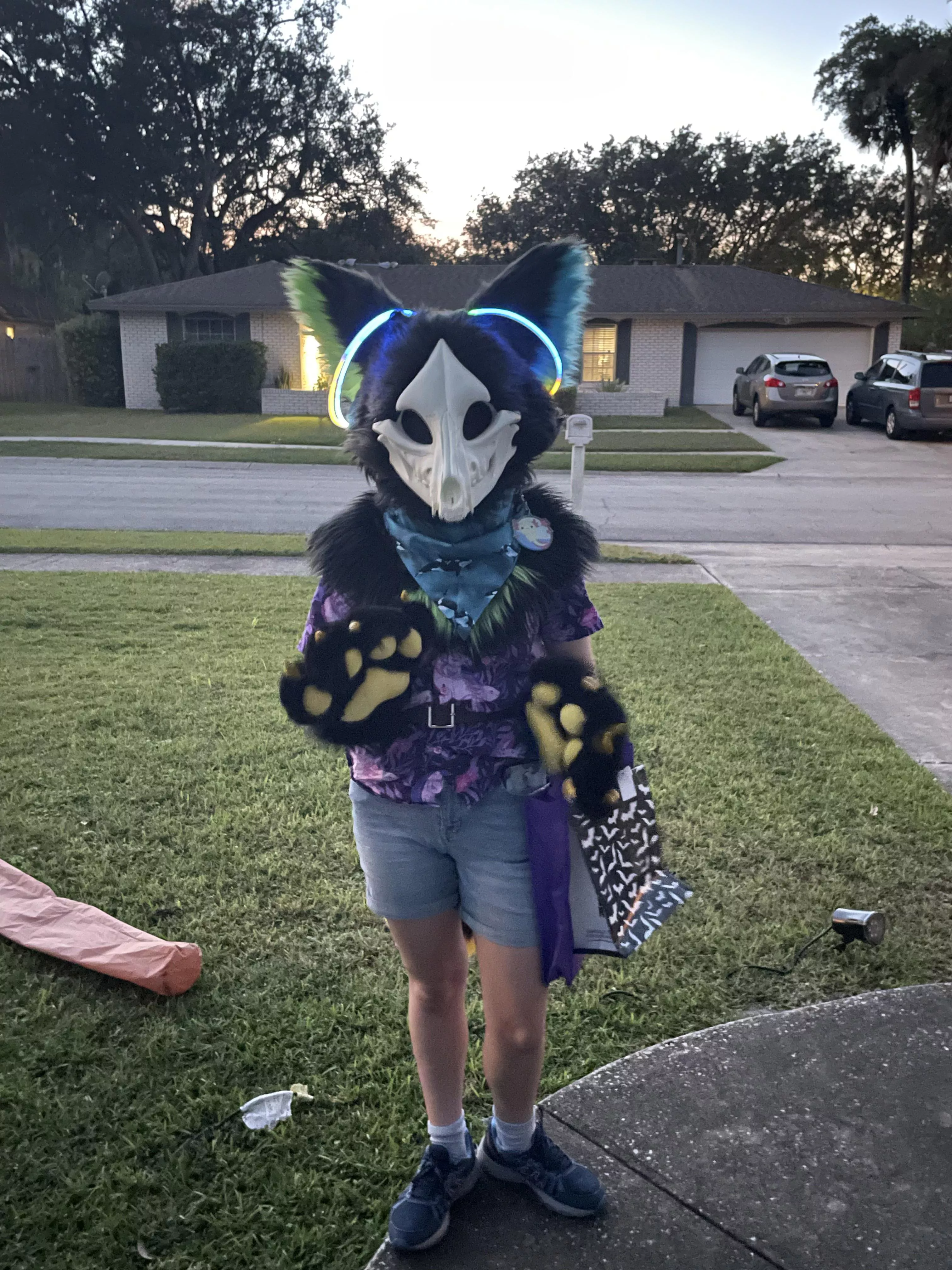 Me going out for Halloween :)