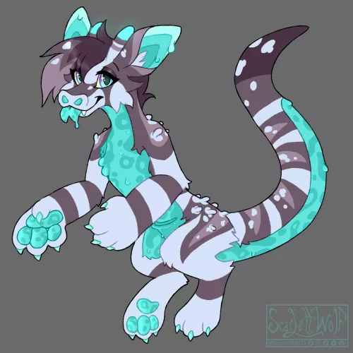 Meet Sticky!! My new OC! (@ScarlettWolf24)