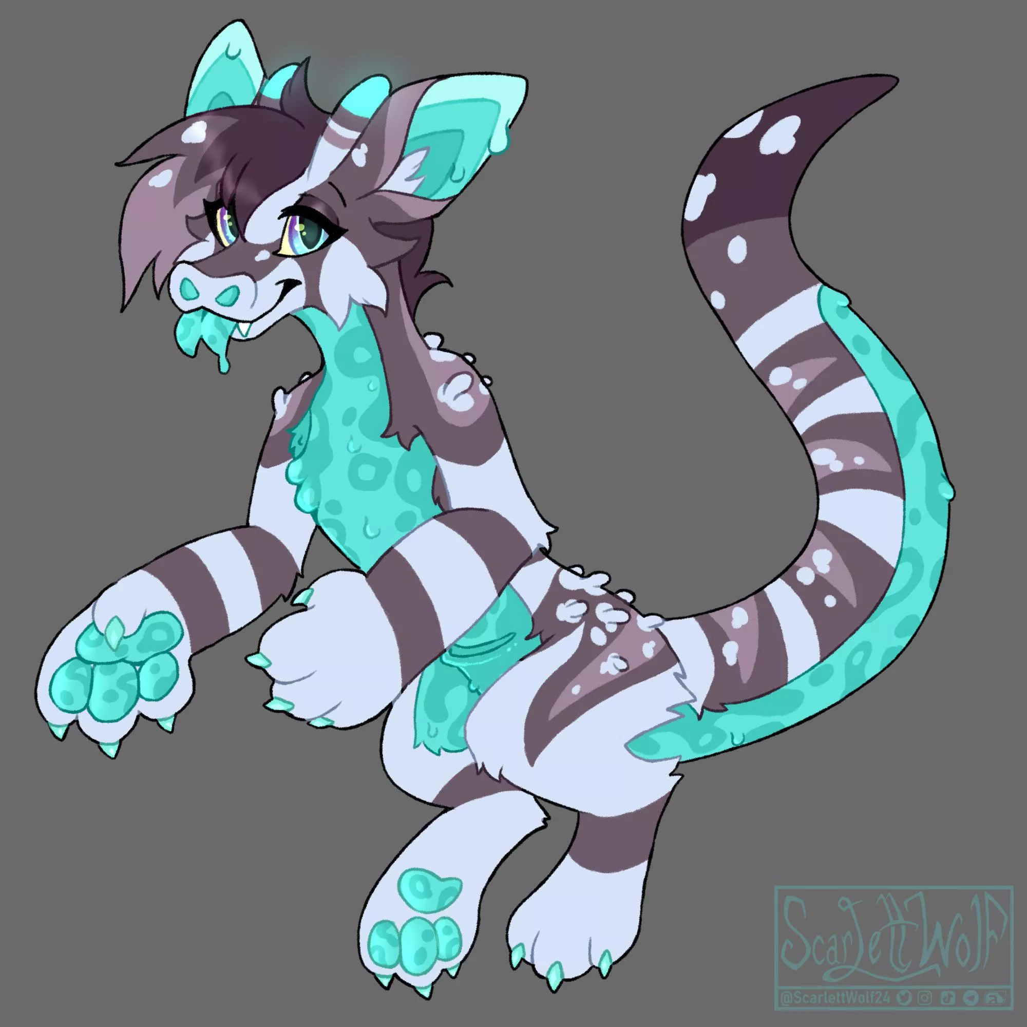 Meet Sticky!! My new OC! (@ScarlettWolf24)