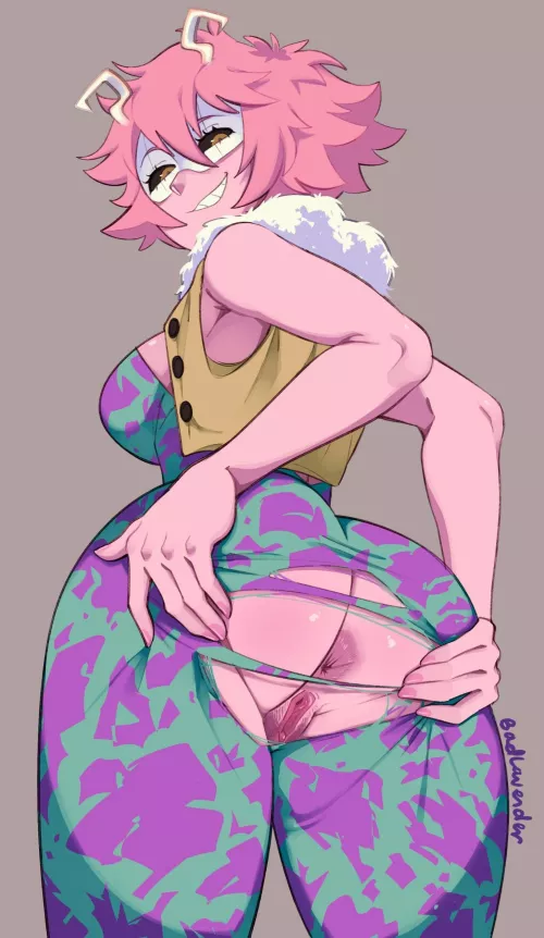 Mina Spreading her Cheeks (BadLavender) [My Hero Academia]
