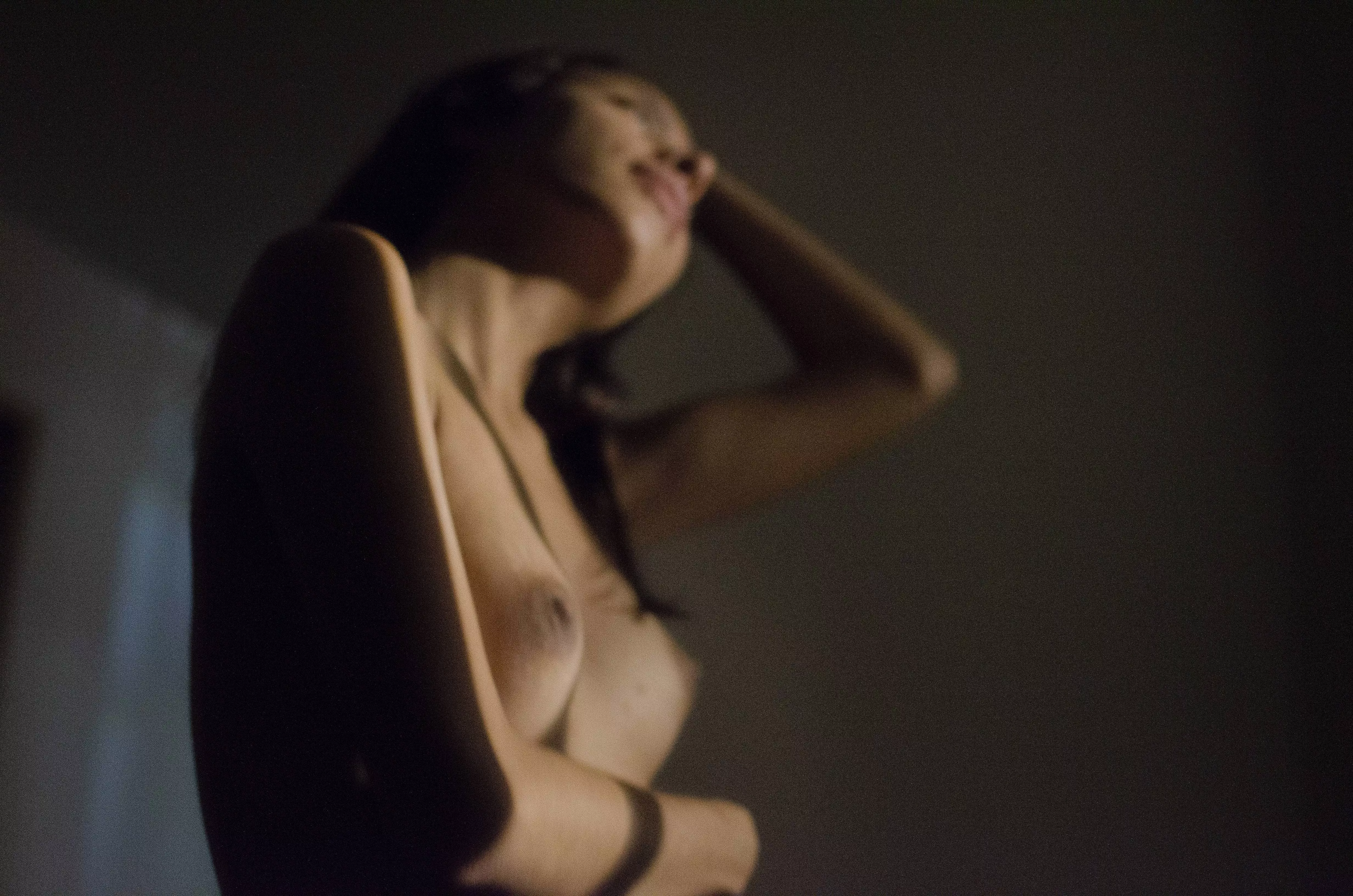 My tits need some delicate caresses.