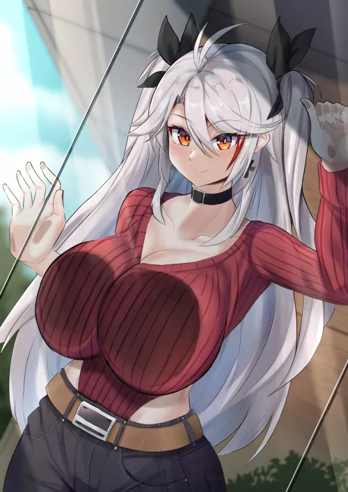 Prinz Eugen outside the mall (By Yak) [Azure Lane]