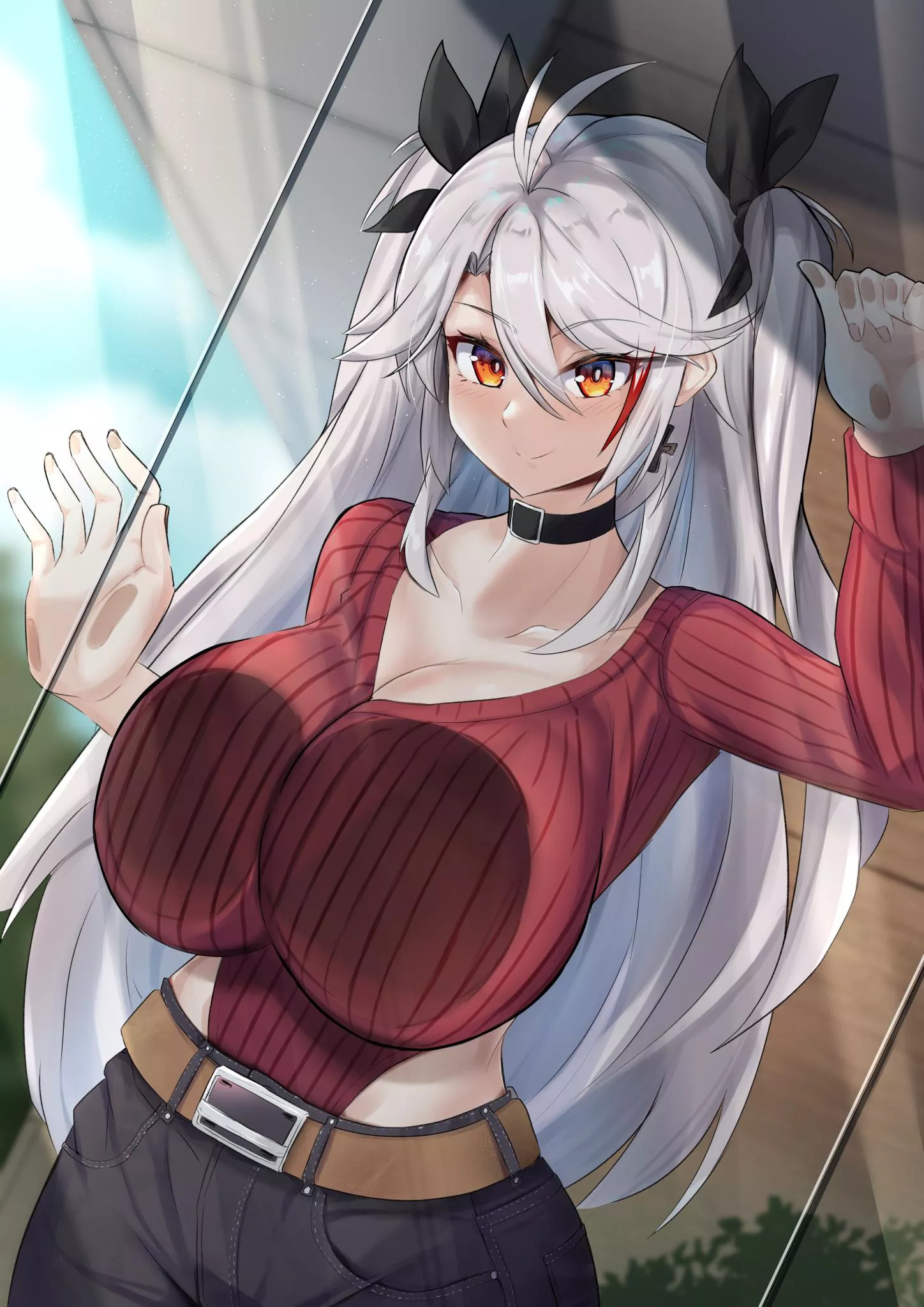 Prinz Eugen outside the mall (By Yak) [Azure Lane]