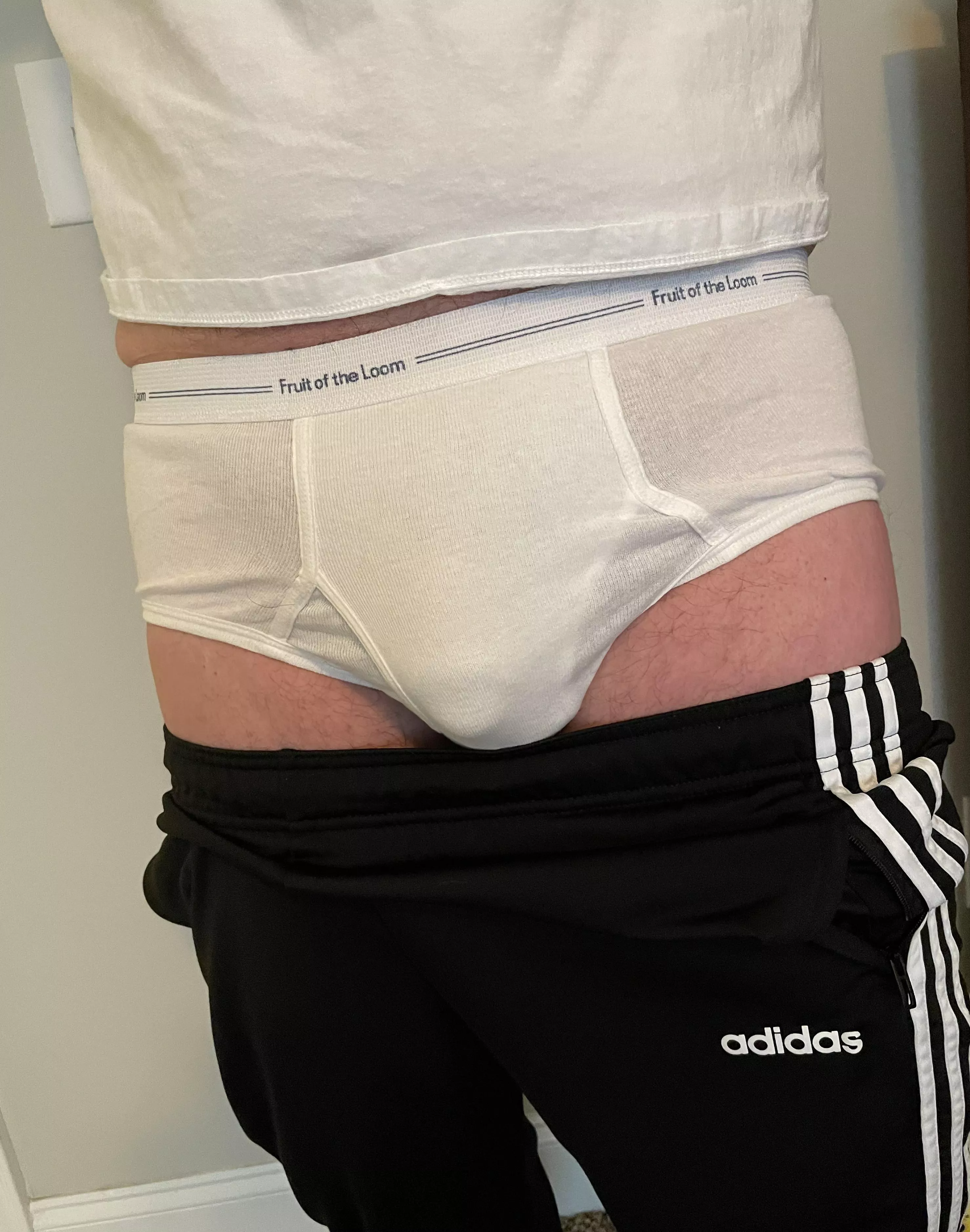 Recreating the time I got pantsed in gym and everyone saw my white briefs