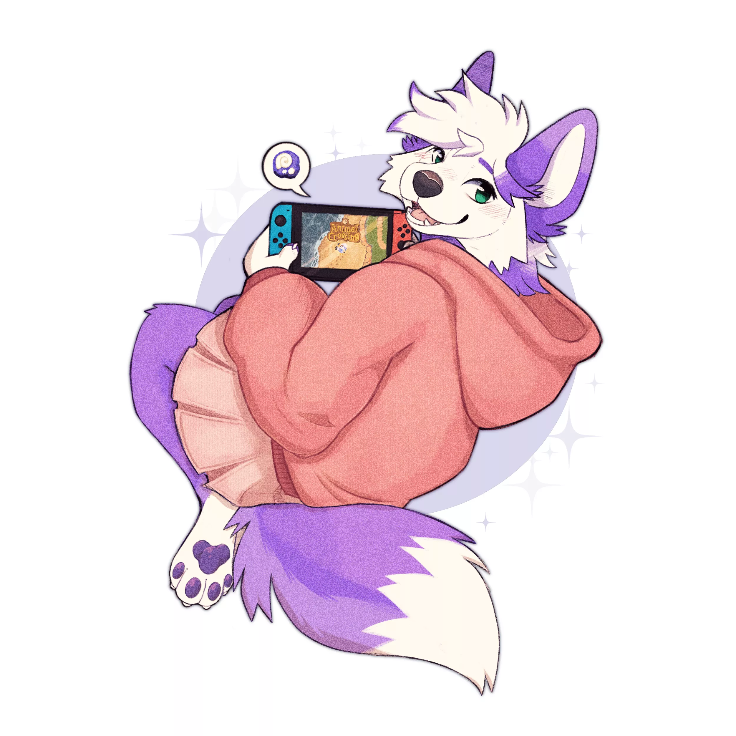 She's wants you to take a look at her Animal Crossing island 💖