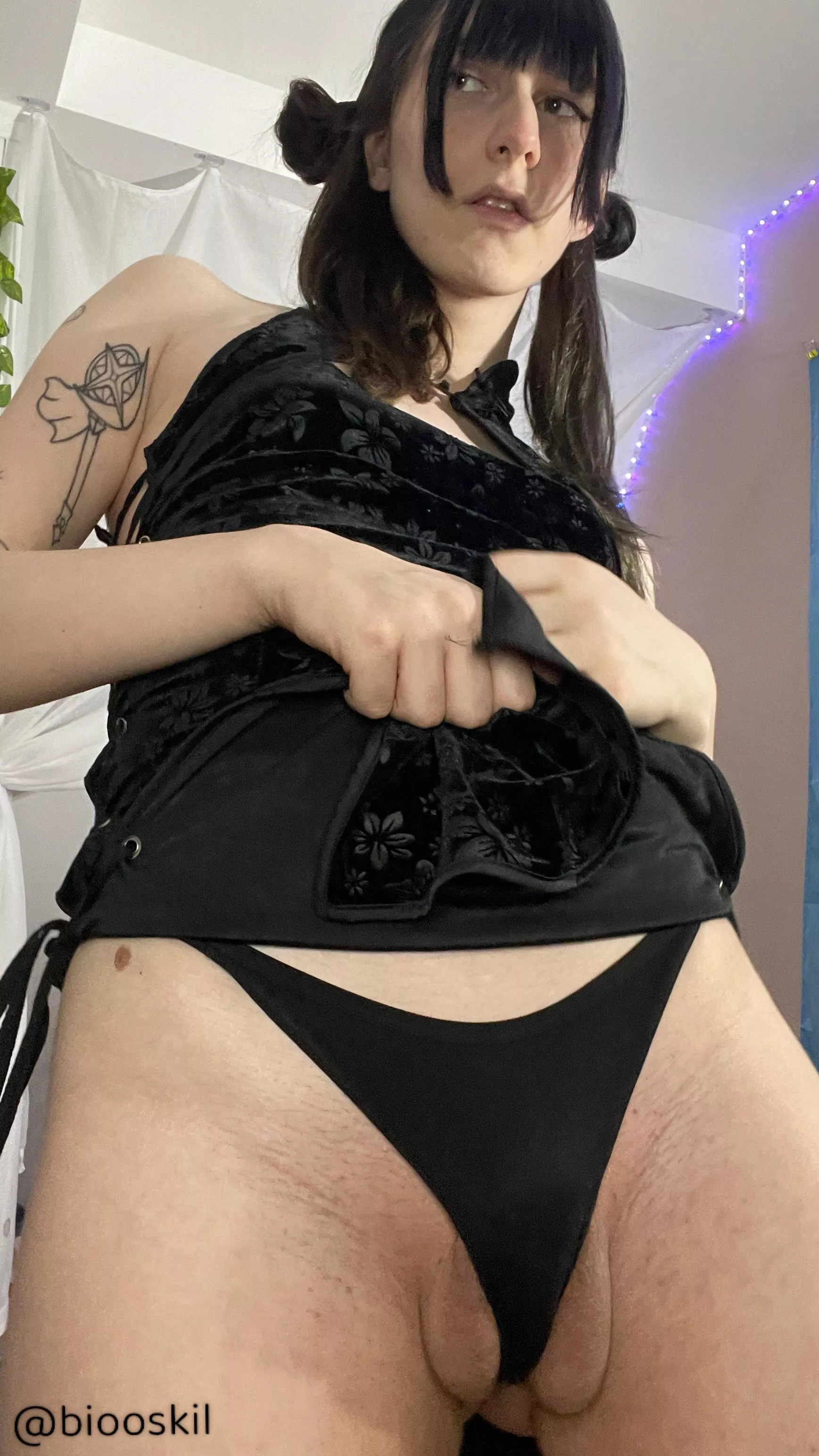 Should my panties stay ? Or do you wanna take them off.