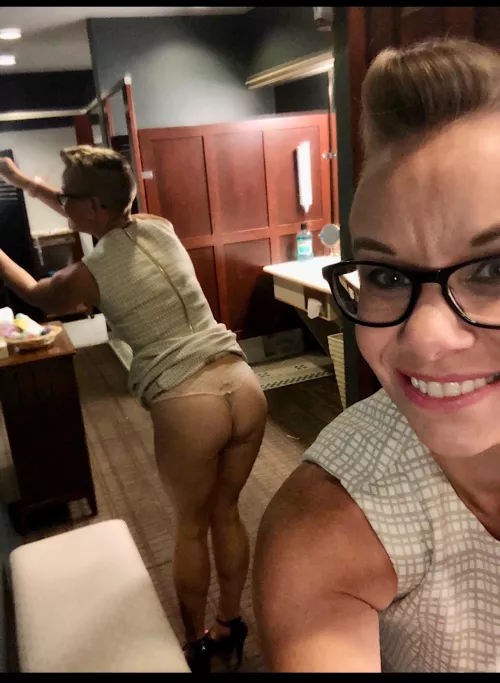 Taking a break from Parent Teacher conferences. Took my panties off for the rest of day.