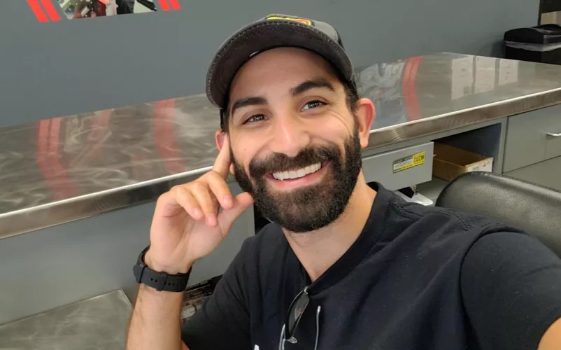 trying to stave off the existential loneliness with a smile