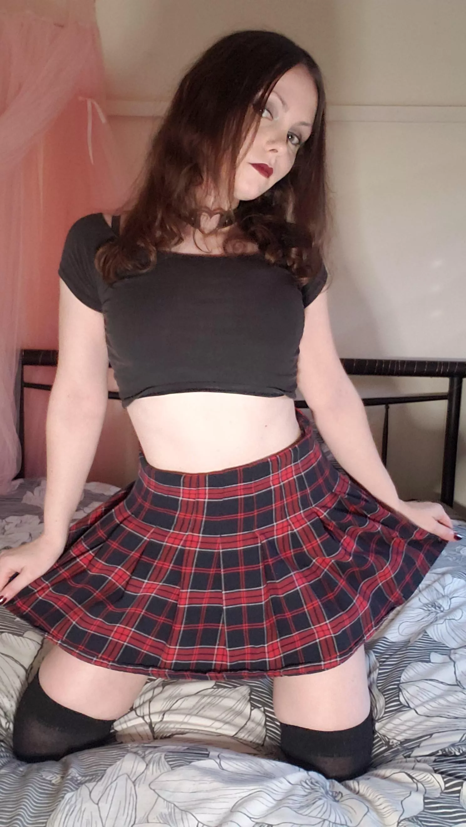 Vampy vibes and knee-highs