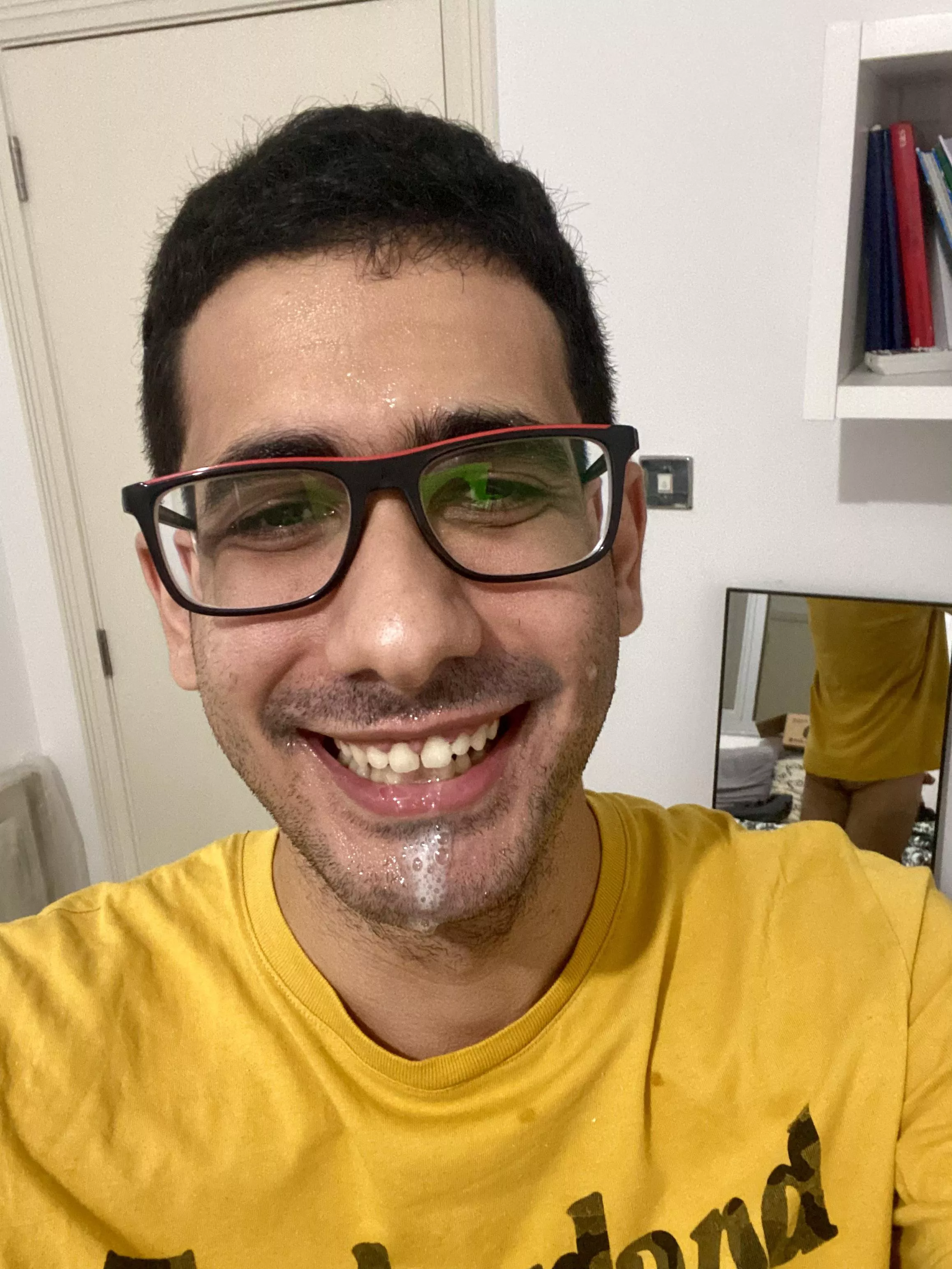 What a great feeling to have cum on me