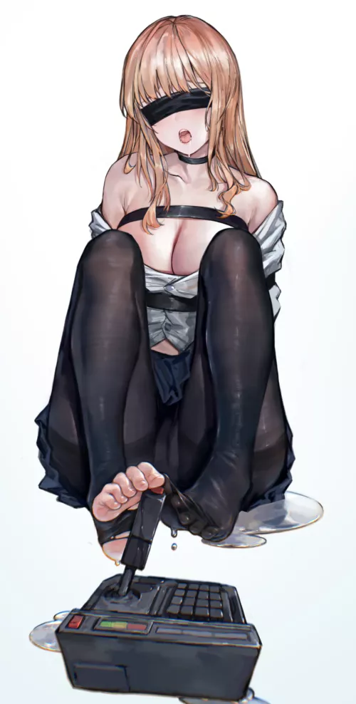 What do you think she is controlling?