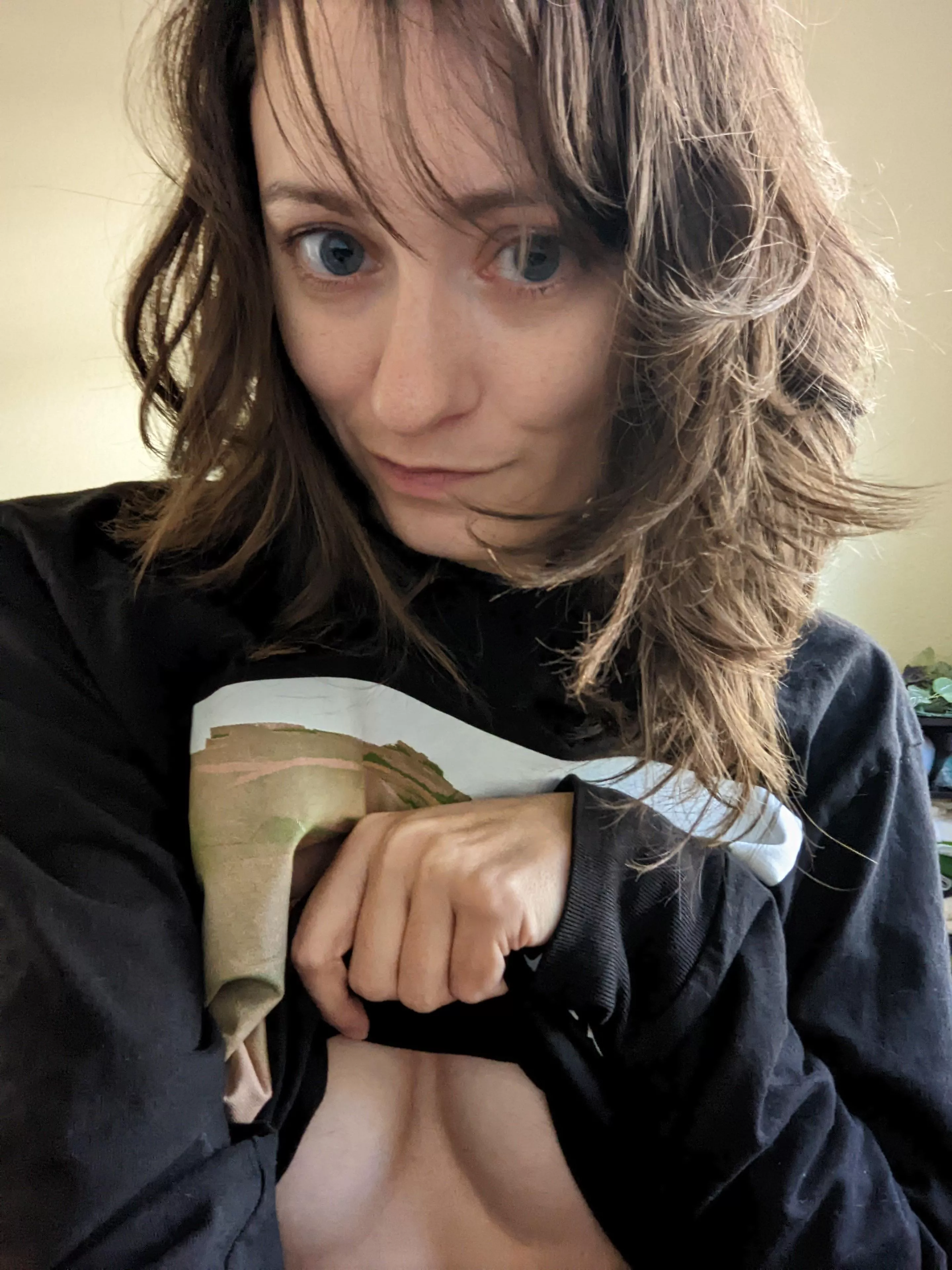 When you're sick but you still wanna show off some boob