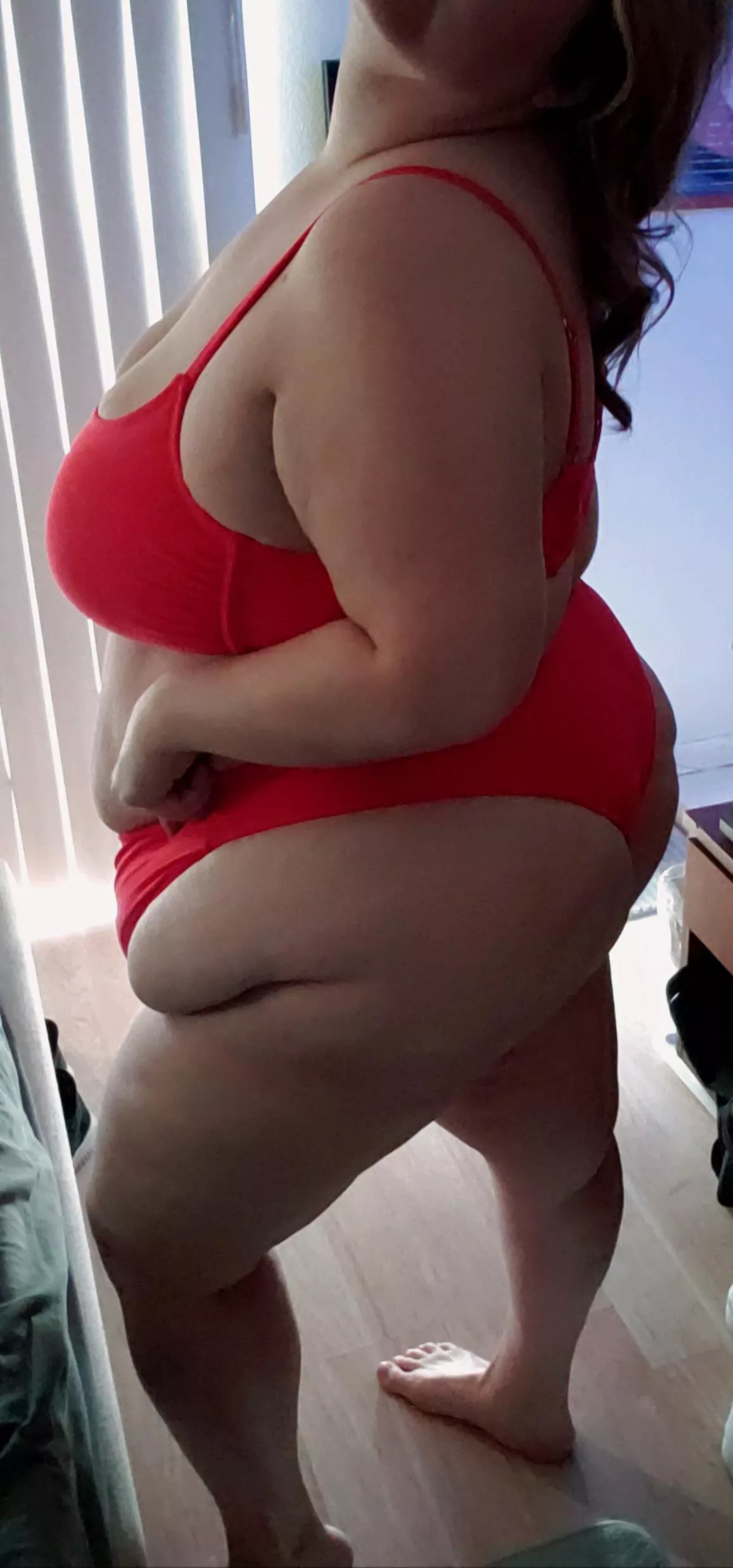 Who says bikinis are only for outdoors? 💙🤍