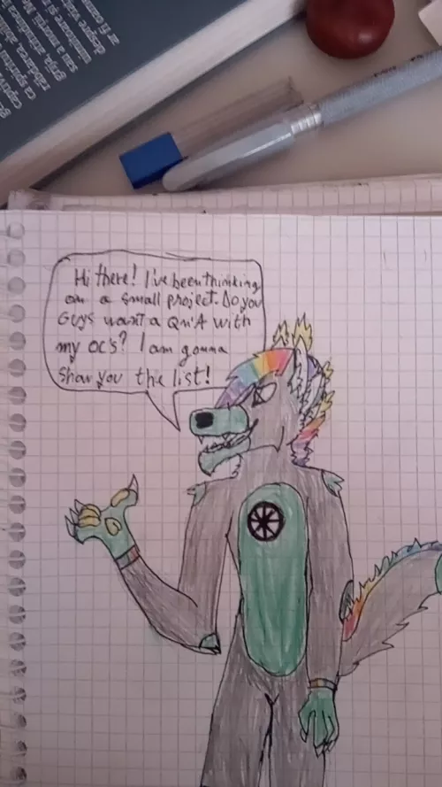 would anybody be interested (art by me and it's still WIP) and it's gonna be an digital version too