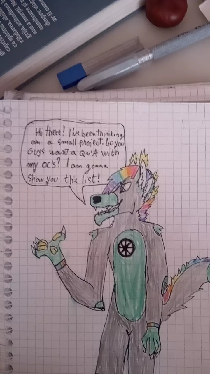 would anybody be interested (art by me and it's still WIP) and it's gonna be an digital version too