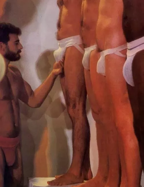 “Al Parker checks the jocks” …