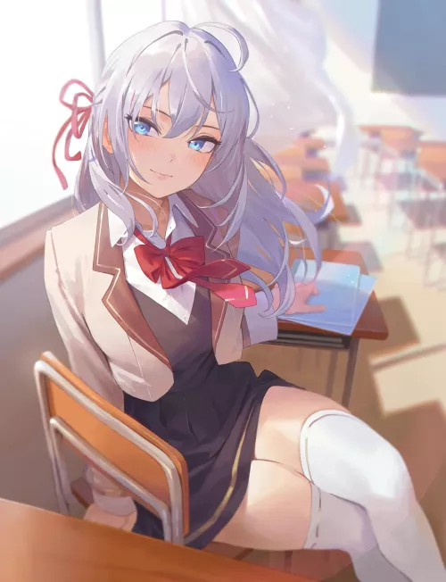 Alisa Mikhailovna Kujou observes (kinta2469) [Roshidere]