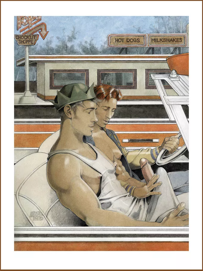 Arthur and his new boyfriend from the comic