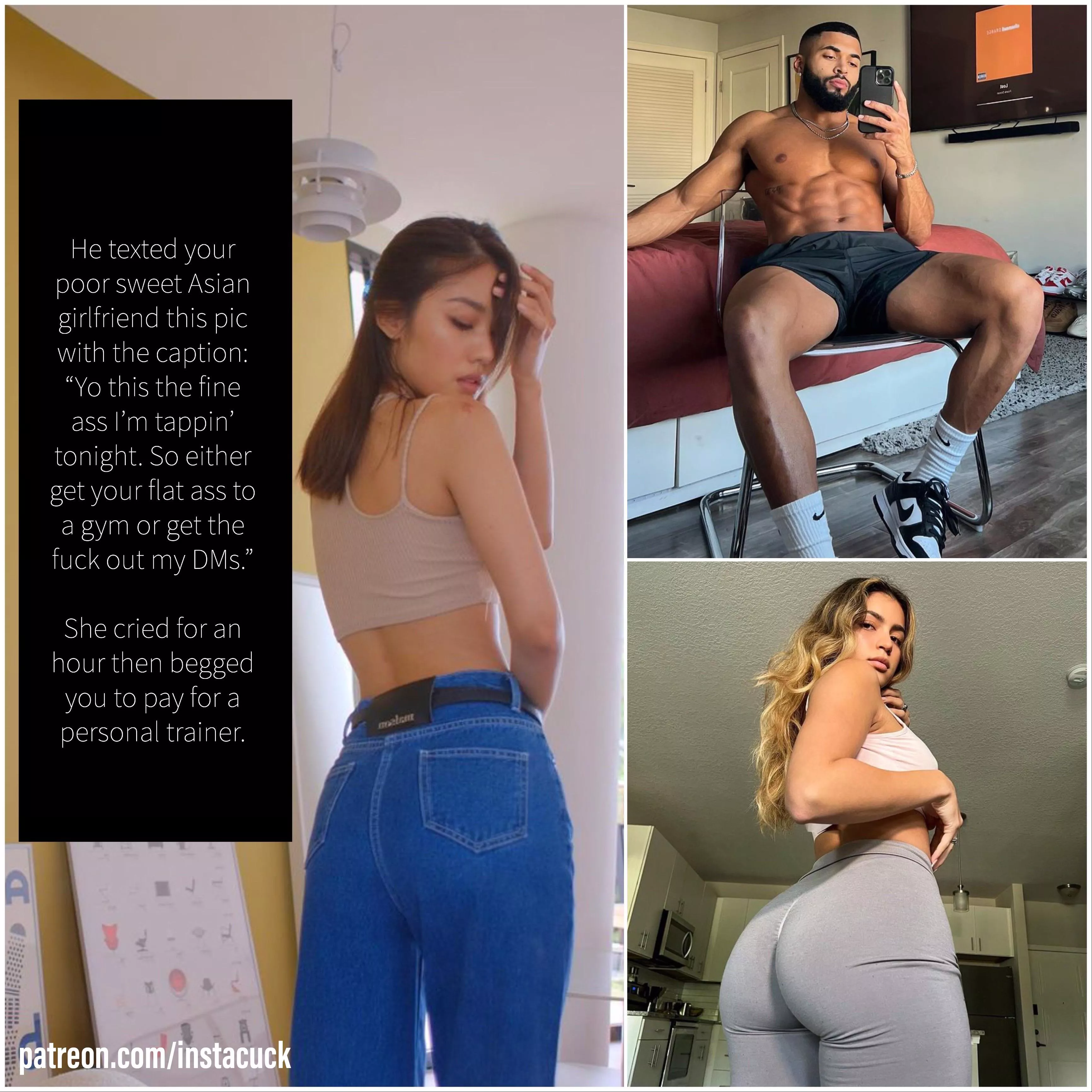 Aw 🥺 with her work ethic, she’ll have a booty in no time!