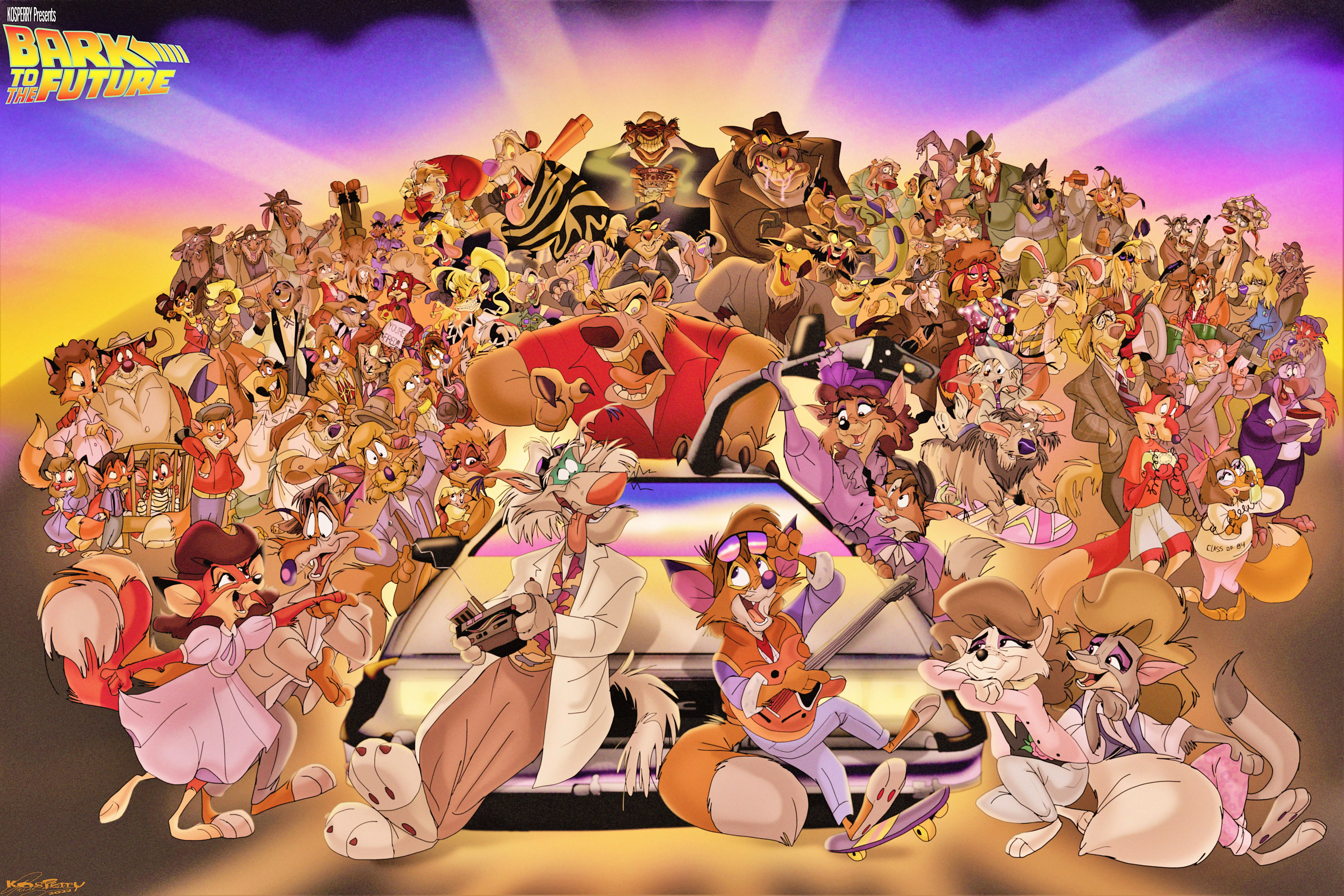 Bark to the Future by Kosperry