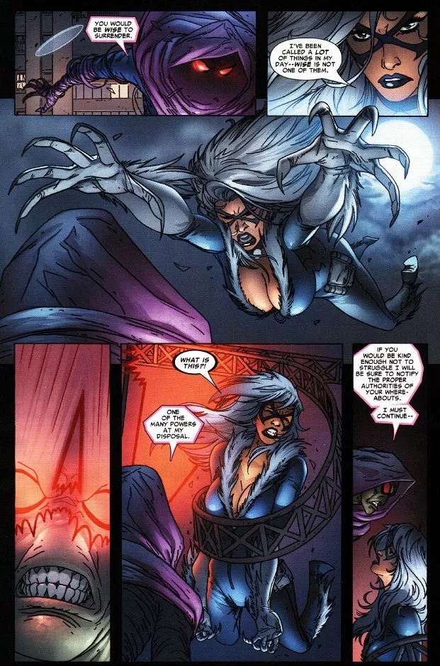 Black Cat vs Sleepwalker [Marvel Team-Up (2004) #9]