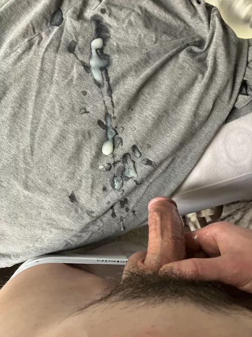 Blew a 5 day load that needed to get out