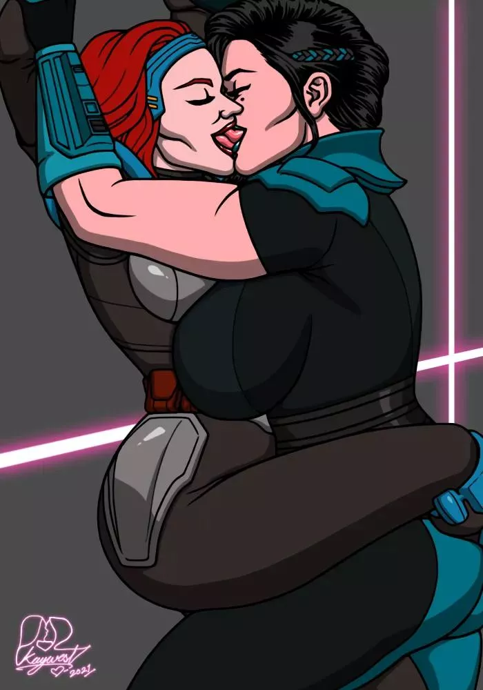 Bo-Katan and Cara [Kaywest]