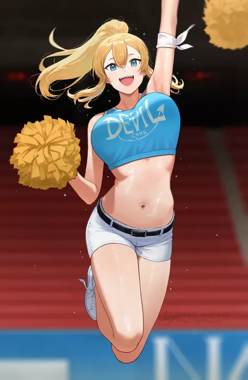 Cheerleader Claire [Artist's Original]