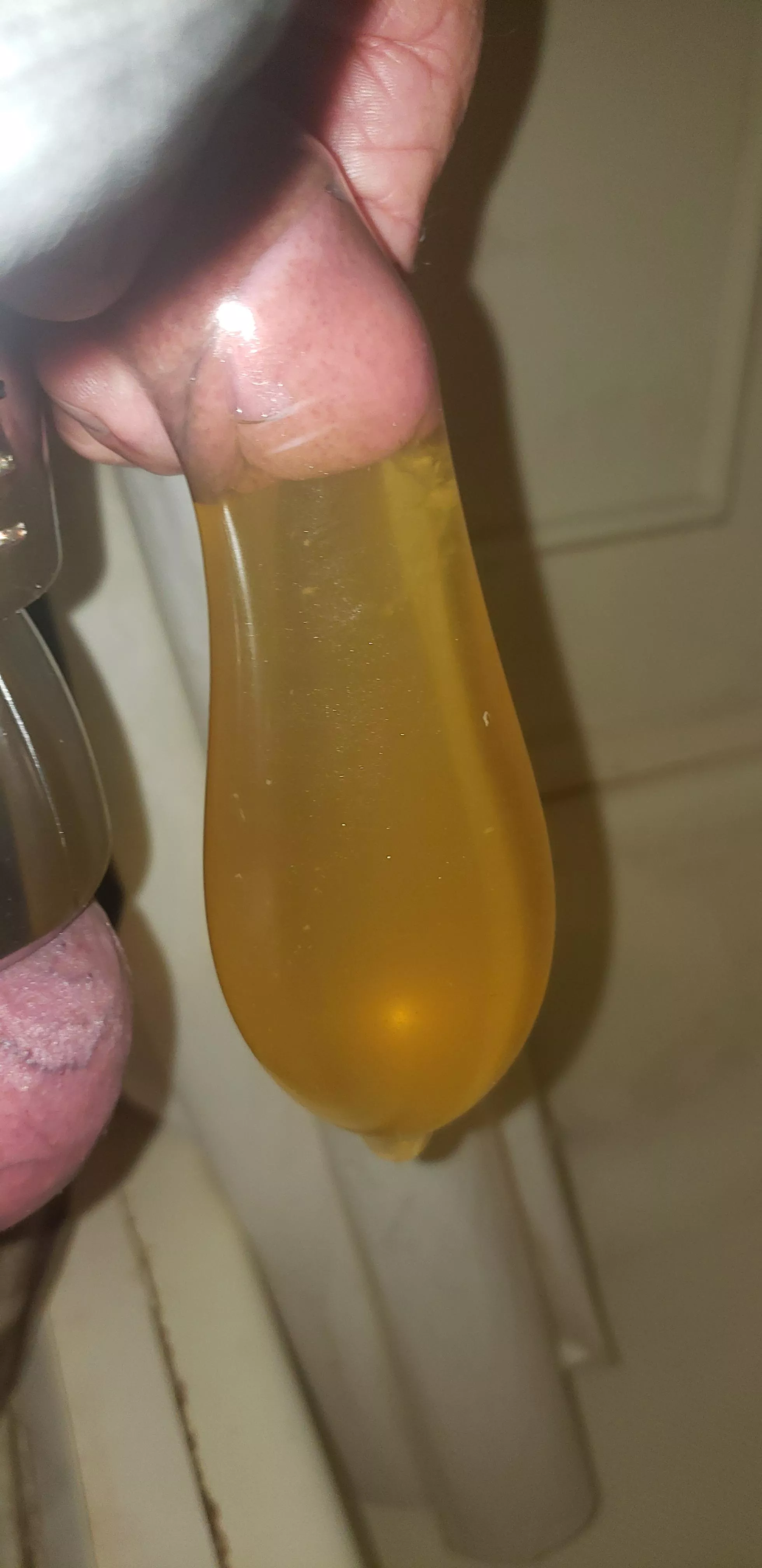 condom pissing
