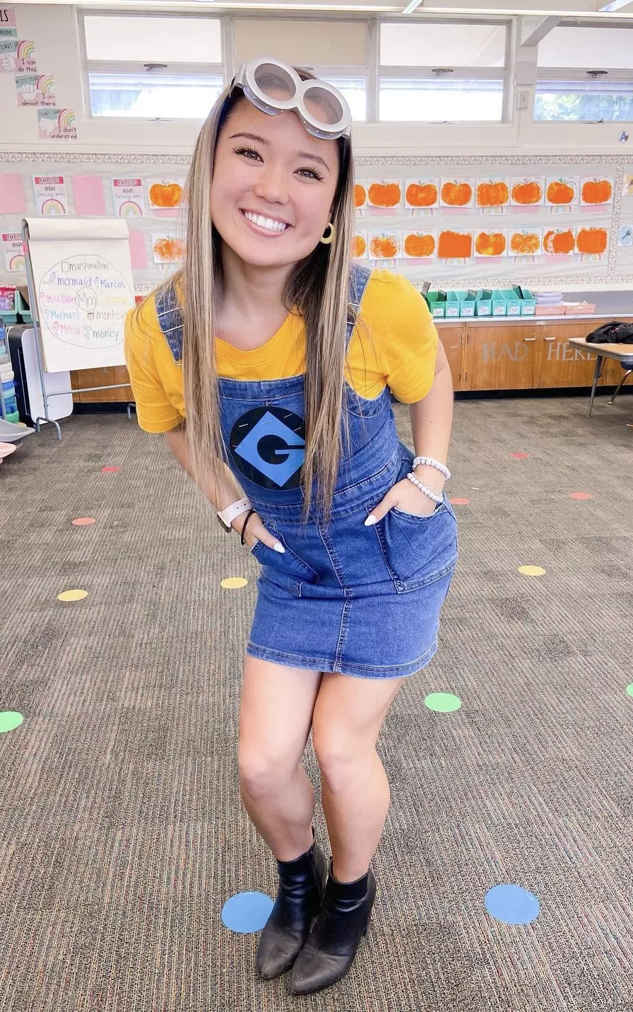 Cute kindergarten teacher