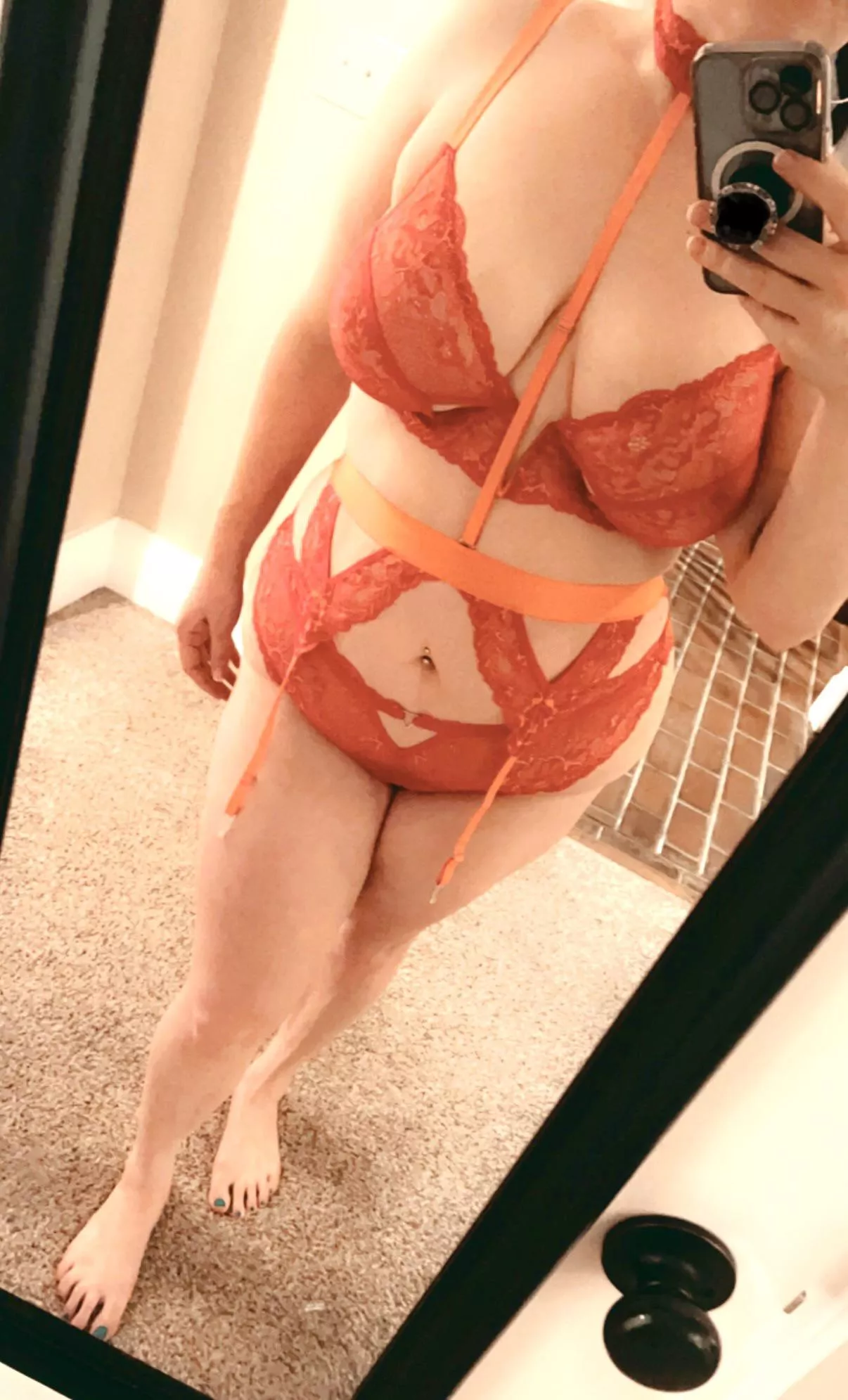 Damn, red lace might be my new thing 🔥[oc]