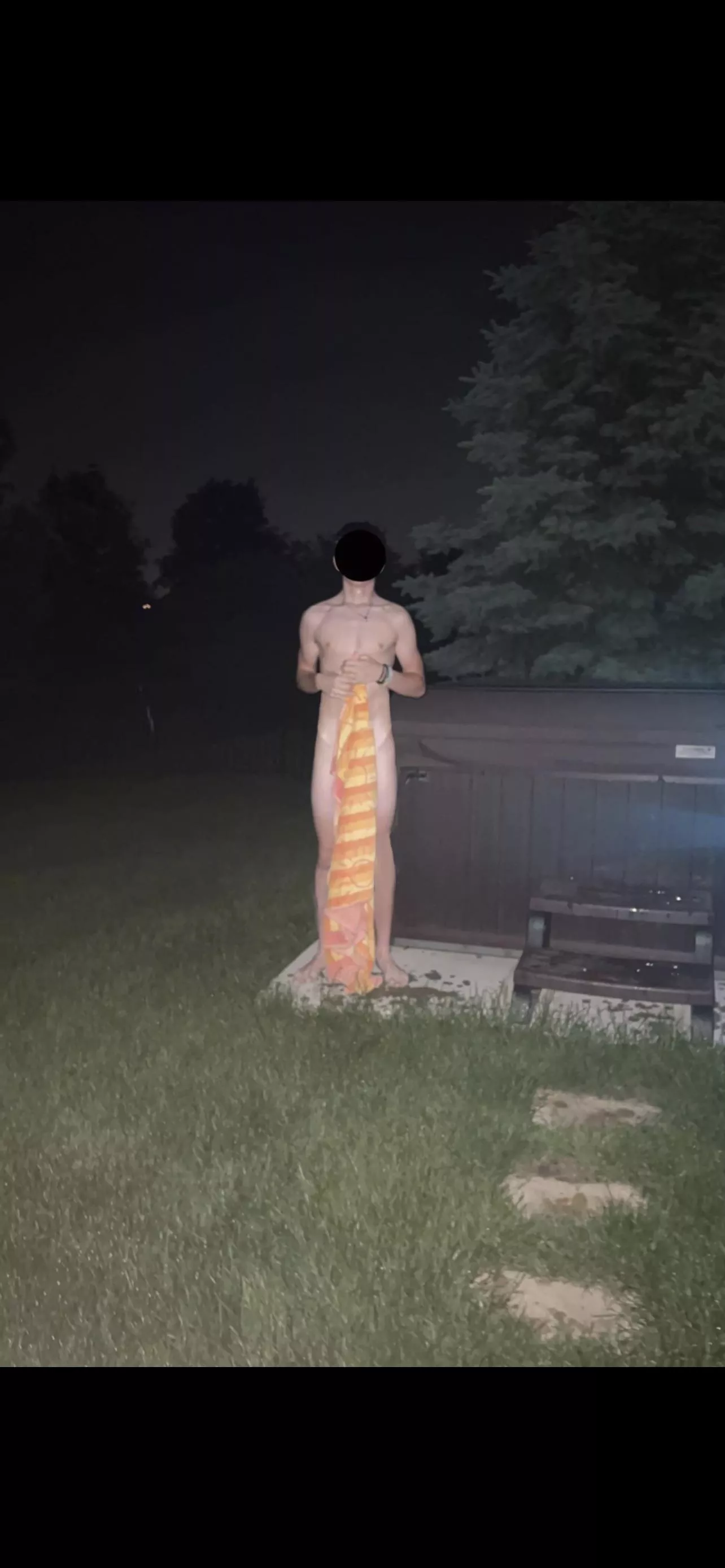 Did the neighbors see me??