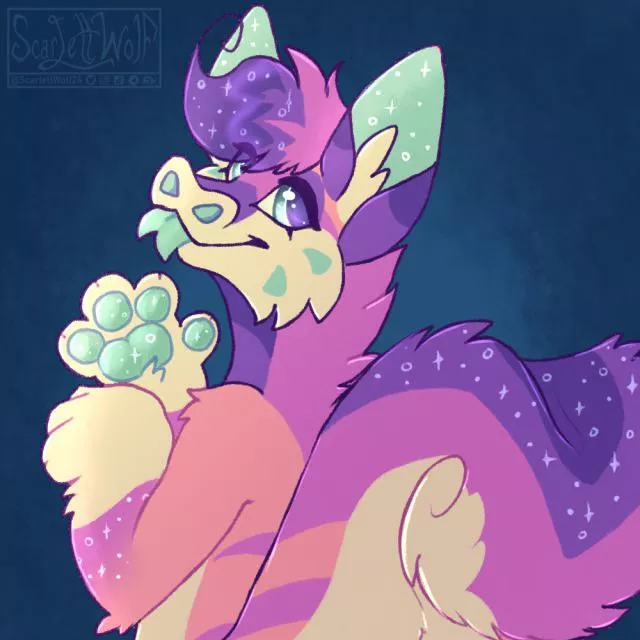 Do you wave back? 💕🐾 (@ScarlettWolf24)