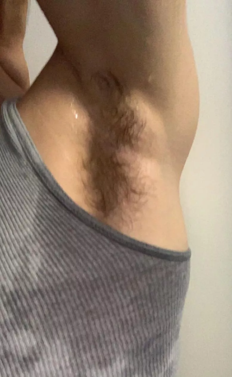 Drenched after a workout