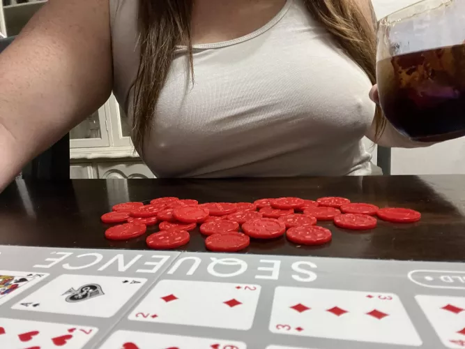 game night - I have this weird feeling I’m going to win 😎