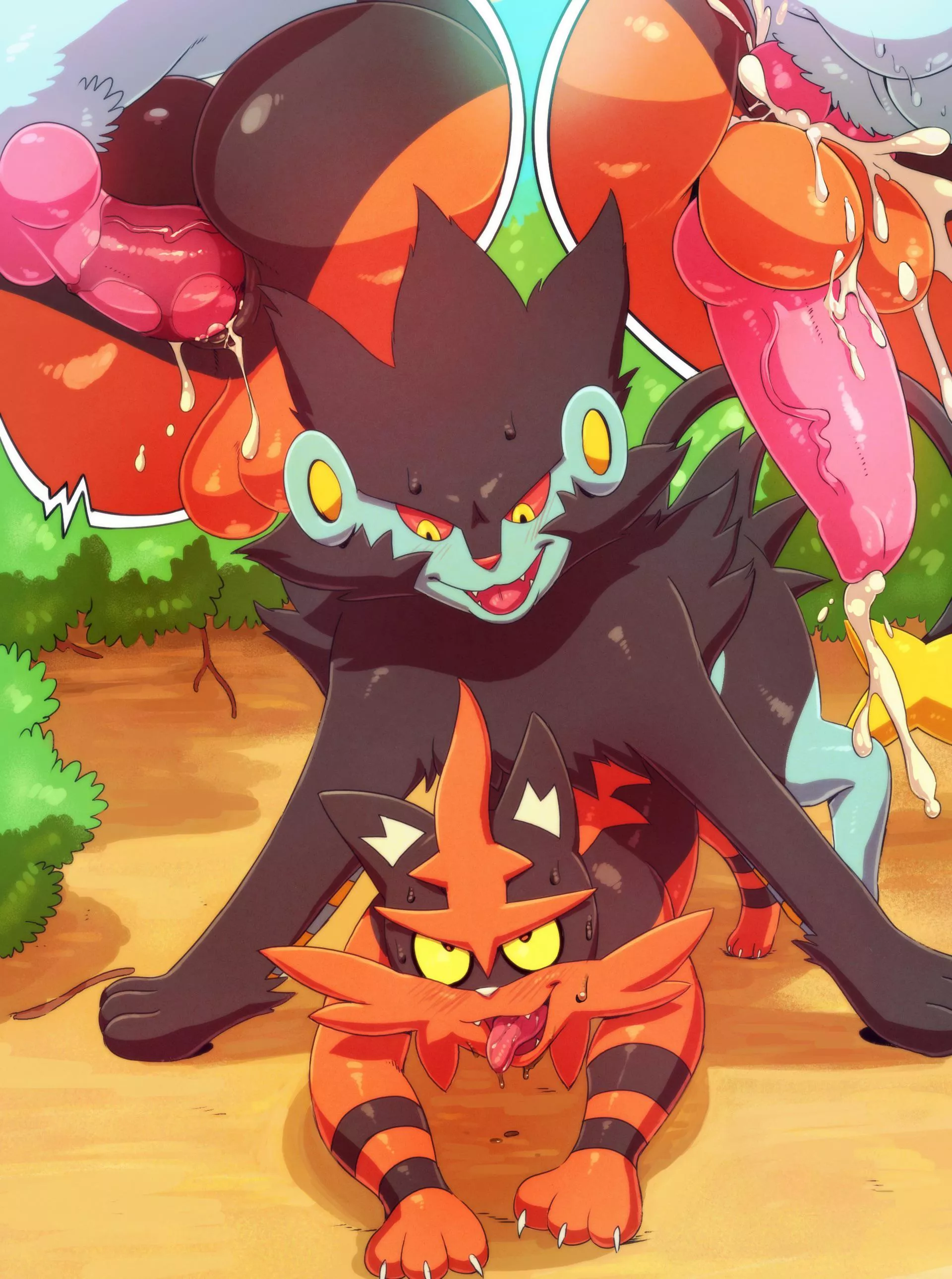 Gay cat booty [M] (orange-peel)