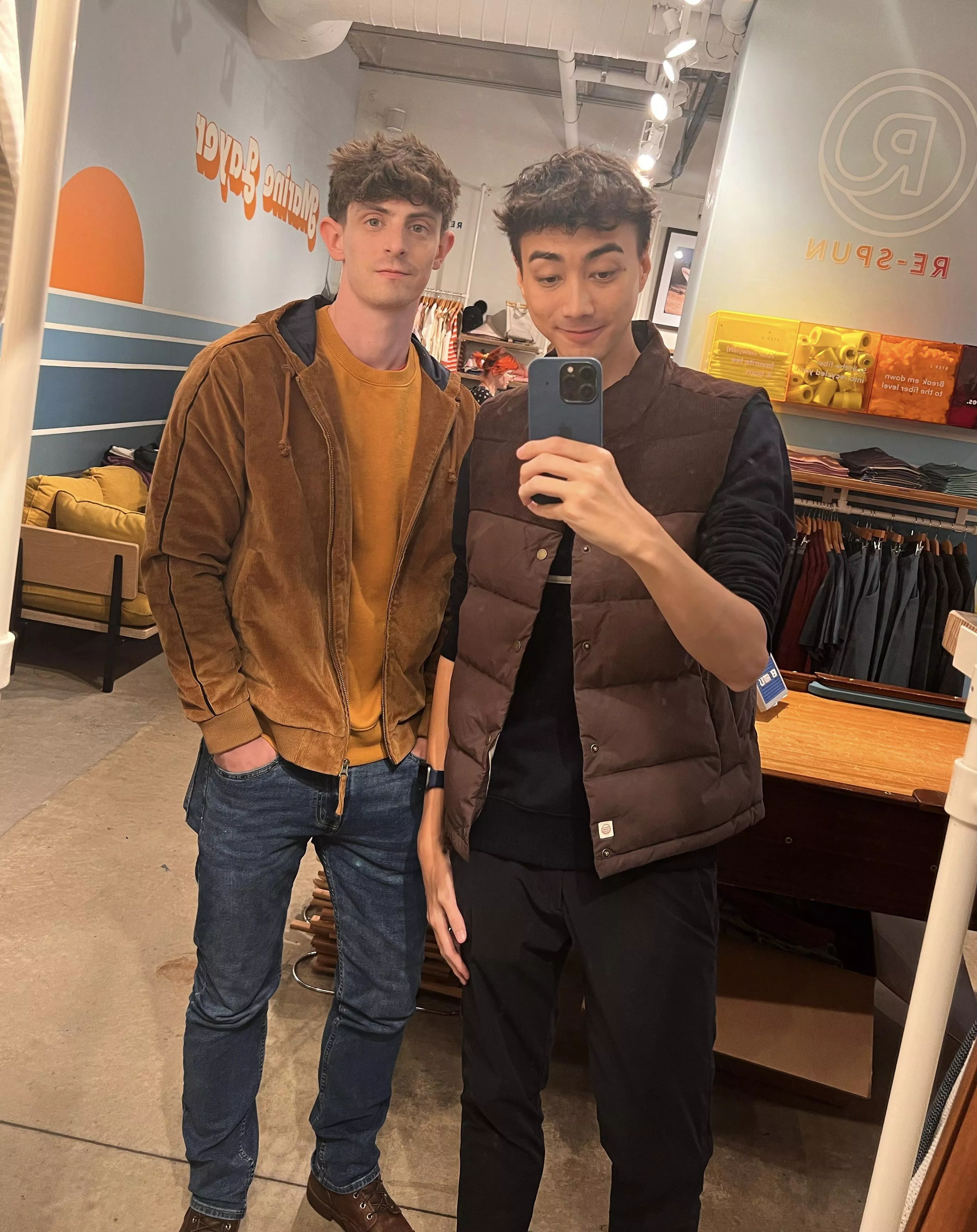 Getting our NOVEMBER on with new jackets! Approaching 8 years together