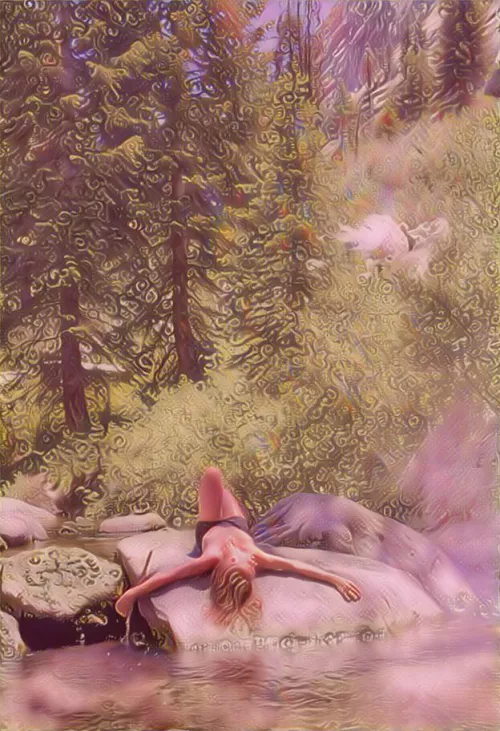 getting wet in yosemite